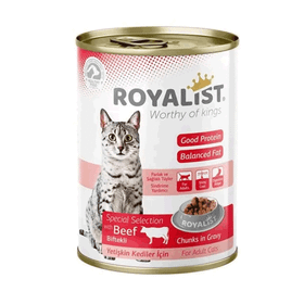 Royalist Sığır Etli Gravy Konserve Yetişkin Özel 400 gr Kedi Maması