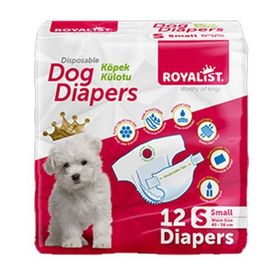 Royalist Small 40-56 cm 12 Adet Köpek Alt Bağlama Bezi