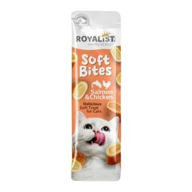 Royalist Soft Bites Salmon Chicken 10 gr Kedi Ödül Maması
