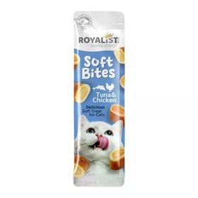 Royalist Soft Bites Tuna Chicken 10 gr Kedi Ödül Maması