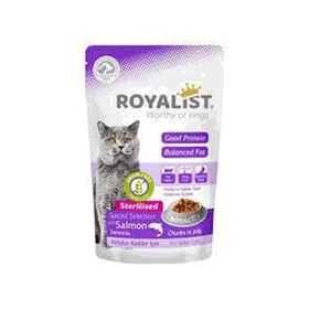 Royalist Somonlu Jelly Konserve Kısırlaştırılmış Özel 85 gr Kedi Maması