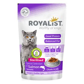 Royalist Sterilised Somonlu Kısırlaştırılmış 85 gr Yetişkin Kedi Konservesi