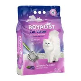 Royalist Süper Topaklanan Lavanta Kokulu Bentonit 10 lt Doğal Kedi Kumu