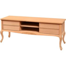 Roys Ahşap 4571 Masif Ham 150 cm Lükens Oymalı Çekmeceli Tv Ünitesi
