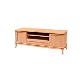 Roys Ahşap 4575 Masif Ham 160 cm Lükens Oymalı Tv Ünitesi