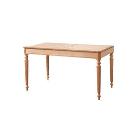 Roys Ahşap 5134 Masif Ham 140 cm Mira İlaveli Yemek Masası