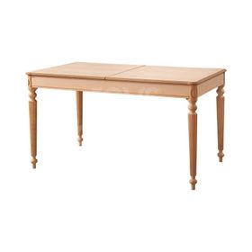 Roys Ahşap 5134 Masif Ham 140 cm Mira İlaveli Yemek Masası