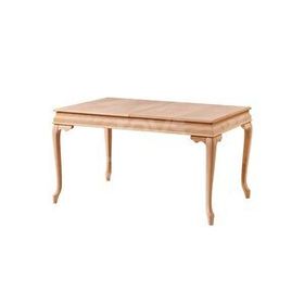 Roys Ahşap 5164 Masif Ham 140 cm Bombeli İlaveli Yemek Masası