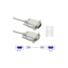 RS232 Kablo (Erkek-Dişi) Rs 232 Kablo