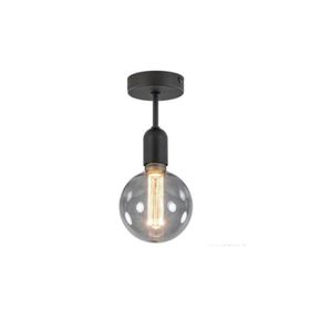 Rsylight 10 cm Retro Metal Siyah Tavan Plofyoner Avize