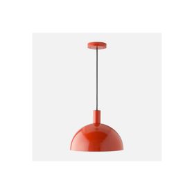 Rsylight 30 cm Retro Metal Dekoratif Rustik Vintage Kırmızı Sarkıt Avize