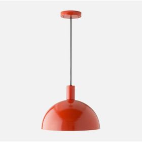 Rsylight 30 cm Retro Metal Dekoratif Rustik Vintage Kırmızı Sarkıt Avize