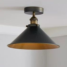 Rsylight 30 cm Retro Metal Tavan Plofyoner Rustik Dekoratif Tavan Avize