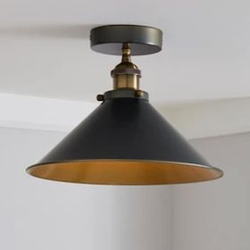Rsylight 30 cm Retro Metal Tavan Plofyoner Rustik Dekoratif Tavan Avize