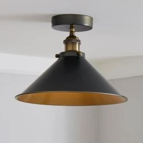 Rsylight 30 cm Retro Metal Tavan Plofyoner Rustik Dekoratif Tavan Avize