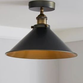 Rsylight 30 cm Retro Metal Tavan Plofyoner Rustik Dekoratif Tavan Avize