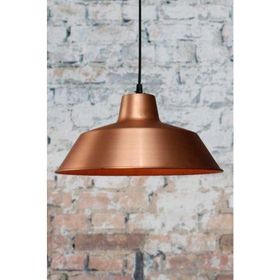 Rsylight 35 cm Retro Metal Bakır Tekli Metal Sarkıt Avize