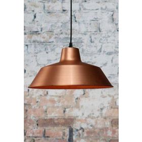Rsylight 35 cm Retro Metal Bakır Tekli Metal Sarkıt Avize