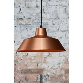 Rsylight 35 cm Retro Metal Bakır Tekli Metal Sarkıt Avize