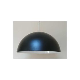 Rsylight 40 cm Retro Metal Sarkıt Siyah İçi Beyaz Avize