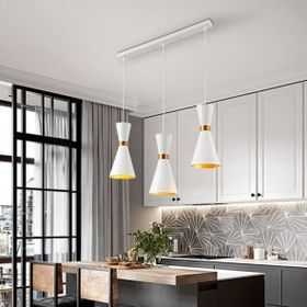 Rsylight 60 cm Retro Metal Masa Üstü Dekoratif Rustik 3'lü Vintage Avize