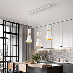 Rsylight 60 cm Retro Metal Masa Üstü Dekoratif Rustik 3'lü Vintage Avize