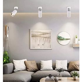 Rsylight Metal Dekoratif Beyaz Mafsallı Gün Işığı Ampullü Spot Armatür
