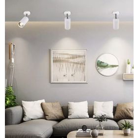 Rsylight Metal Dekoratif Beyaz Mafsallı Gün Işığı Ampullü Spot Armatür