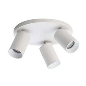 Rsylight Metal Hareketli Modern Beyaz 3'lü Gün Işığı Ampullü Led Spot Avize