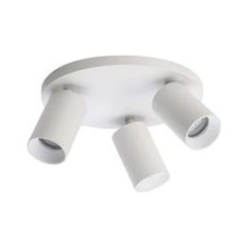 Rsylight Metal Hareketli Modern Beyaz 3'lü Gün Işığı Ampullü Led Spot Avize