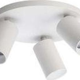 Rsylight Metal Hareketli Modern Beyaz 3'lü Gün Işığı Ampullü Led Spot Avize
