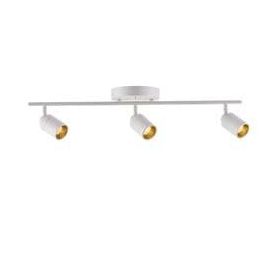 Rsylight Metal Hareketli Modern Beyaz 3'lü Led Beyaz Ampullü Spot Avize