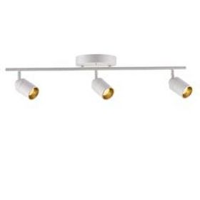 Rsylight Metal Hareketli Modern Beyaz 3'lü Led Beyaz Ampullü Spot Avize