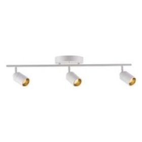 Rsylight Metal Hareketli Modern Beyaz 3'lü Led Beyaz Ampullü Spot Avize