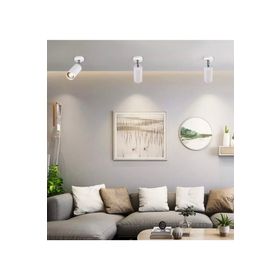 Rsylight Metal Mafsallı Beyaz Beyaz Led Ampullü Spot Armatür