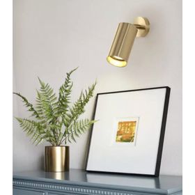 Rsylight Metal Mafsallı Eskitme Beyaz Led Ampullü Spot Armatür