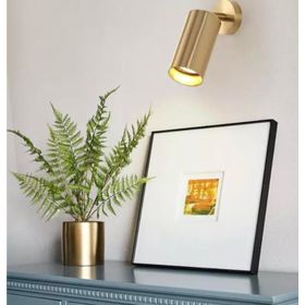 Rsylight Metal Mafsallı Eskitme Beyaz Led Ampullü Spot Armatür