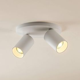 Rsylight Metal Modern Spor Beyaz Mafsallı Beyaz Ampullü Led Spot Avize