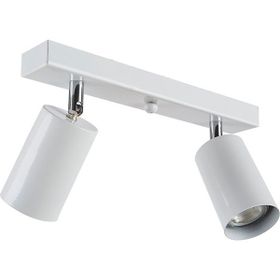 Rsylight Modern Metal Hareketli Beyaz 2'li Spor Gün Işığı Spot Avize