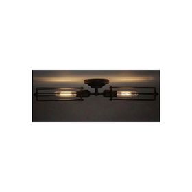 Rsylight Retro Dekoratif Rustik Siyah Tavan ve Duvar Aplik Armatür Avize