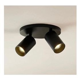 Rsylight Retro Metal 2'li Hareketli Beyaz Led Ampullü Spot Led Avize