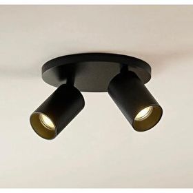 Rsylight Retro Metal 2'li Hareketli Beyaz Led Ampullü Spot Led Avize