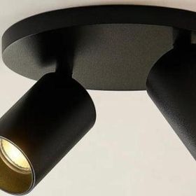 Rsylight Retro Metal 2'li Hareketli Beyaz Led Ampullü Spot Led Avize