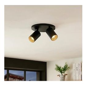 Rsylight Retro Metal 2'li Hareketli Gün Işığı Ampullü Spot Led Avize