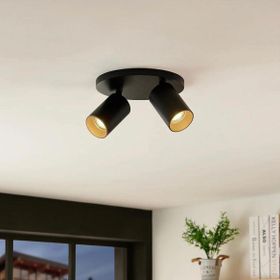 Rsylight Retro Metal 2'li Hareketli Gün Işığı Ampullü Spot Led Avize