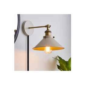 Rsylight Retro Metal Beyaz Mafsallı Duvar Aplik