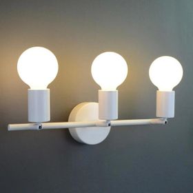 Rsylight Retro Metal Beyaz Mafsallı Duvar Aplik