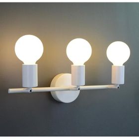 Rsylight Retro Metal Beyaz Mafsallı Duvar Aplik