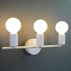 Rsylight Retro Metal Beyaz Mafsallı Duvar Aplik