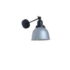 Rsylight Retro Metal Dekoratif Rustik Gri Mafsallı Duvar Aplik